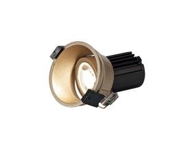 DM200942  Bania A 10 Tridonic Powered 10W 4000K 810lm 36° CRI>90 LED Engine Gold Adjustable Recessed Spotlight, IP20